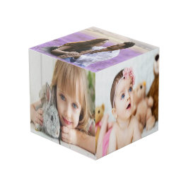 Cubo fotográfico de personalizado 4"