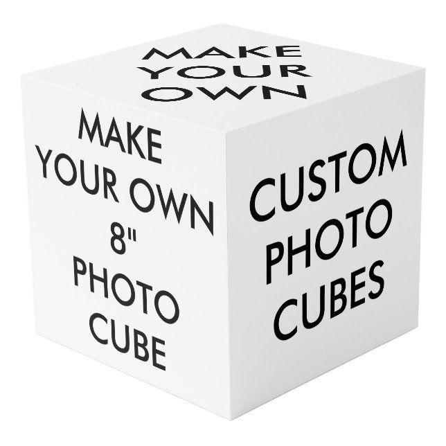 Cubo fotográfico grande personalizado Personalizad (Angulo Anverso)
