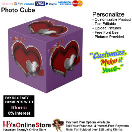 Cubo fotográfico Heart Magic Purple