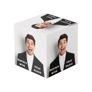 Cubo Fotomemorabilia personalizada de 4"