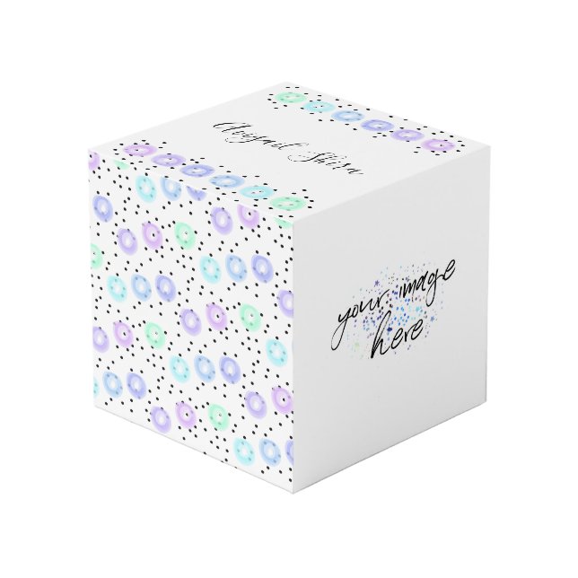 Cubo Funfetti color agua (Angulo Anverso)