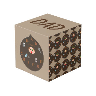 Cubo Funny Dad Monster ama al Personalizado del café