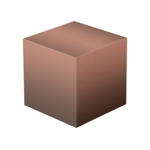 Cubo Gradiente Mocha - de profundo a claro   Estados de