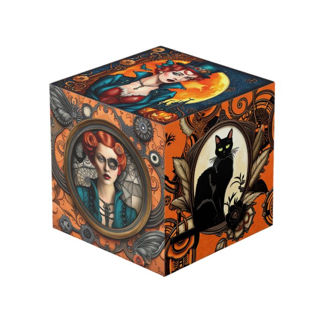 Cubo Halloween Steampunk (Angulo Anverso)
