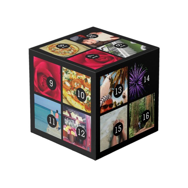 Cubo Haz tu propia foto fácilmente con veinte de tus fo (Angulo reverso)