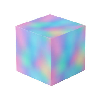 Cubo Holographic Pastel Dream