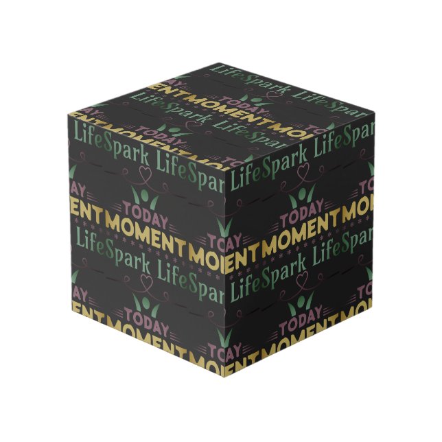 Cubo Hoy, momento, vida de chispa (Angulo Anverso)