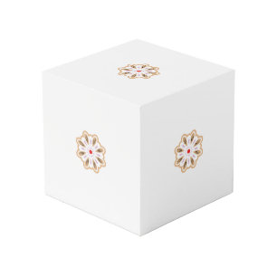Cubo Impresión de arte de flores de Mandala Decoració