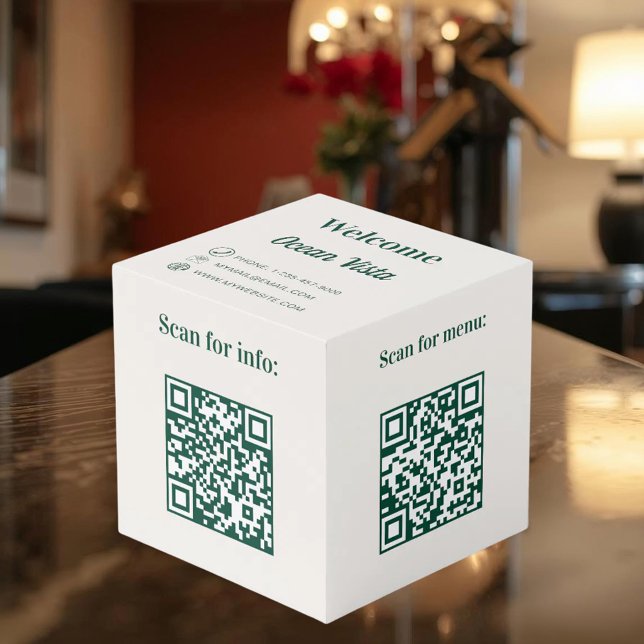 Cubo Información de códigos QR de bienvenida hotel rest (Subido por el creador)