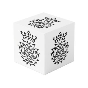 Cubo Johann Sebastian Bach Seal Escudo Monograma Insign