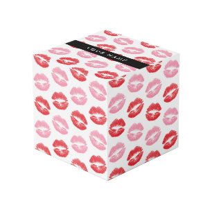 Cubo Labios rojos, labios rosados, besos, tu nombre, pe