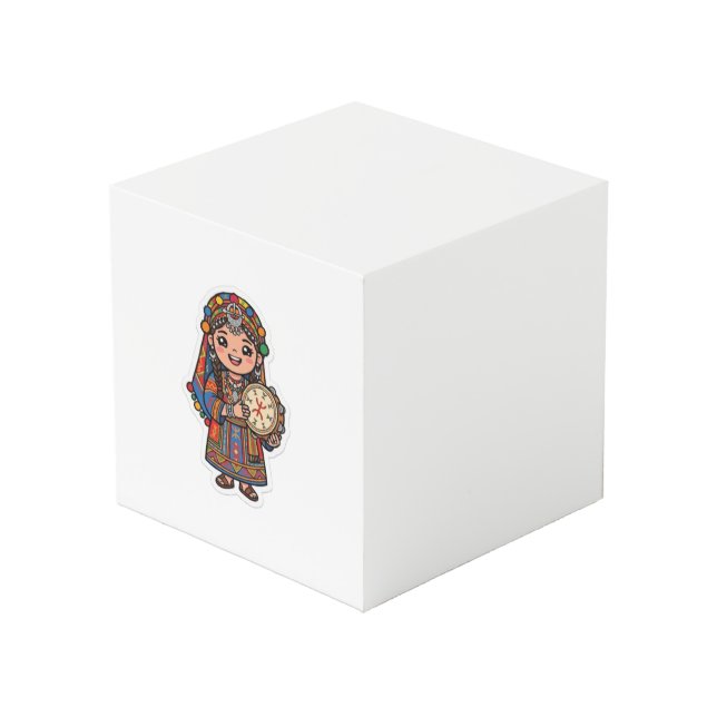 Cubo Lindo Kawaii Amazigh Ber (Angulo Anverso)