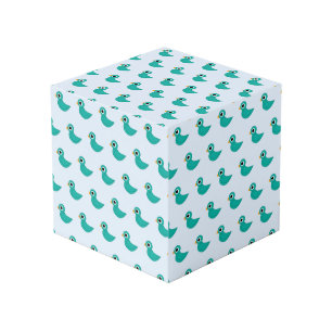Cubo Lindo pájaro azul