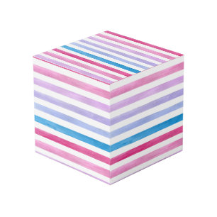 Cubo Líneas coloreadas