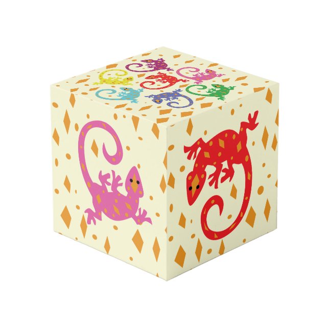 Cubo Lizarras coloridas (Angulo Anverso)