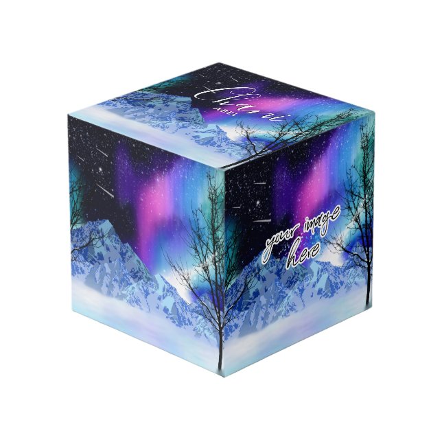 Cubo Luces de invierno (Angulo Anverso)