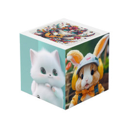 Cubo mantenimiento único y memorable con foto