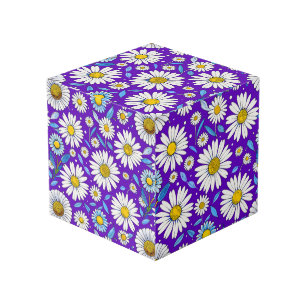 Cubo Margaritas y Hojas