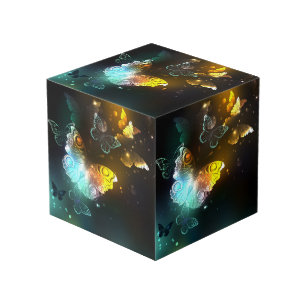 Cubo Mariposa luminosa y mariposas nocturnas