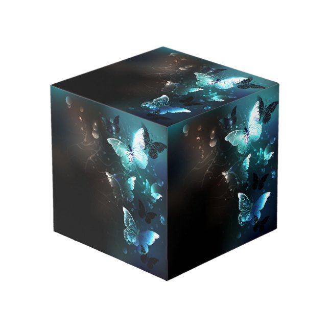 Cubo Mariposas nocturnas de menta (Angulo Anverso)