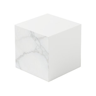 Cubo Mármol Blanco