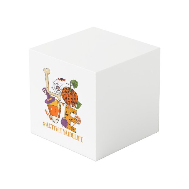 Cubo Me encanta Halloween (Angulo Anverso)
