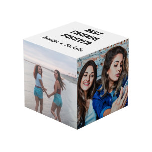 Cubo Mejor Amigos para siempre Fotos Personalizados y N