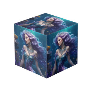 Cubo Mermaid Purple Hair