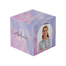 Monograma de nombre personalizado con acuarela