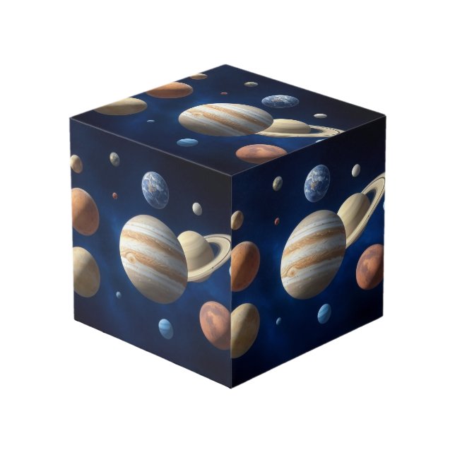 Cubo Montaje del sistema solar (Angulo Anverso)