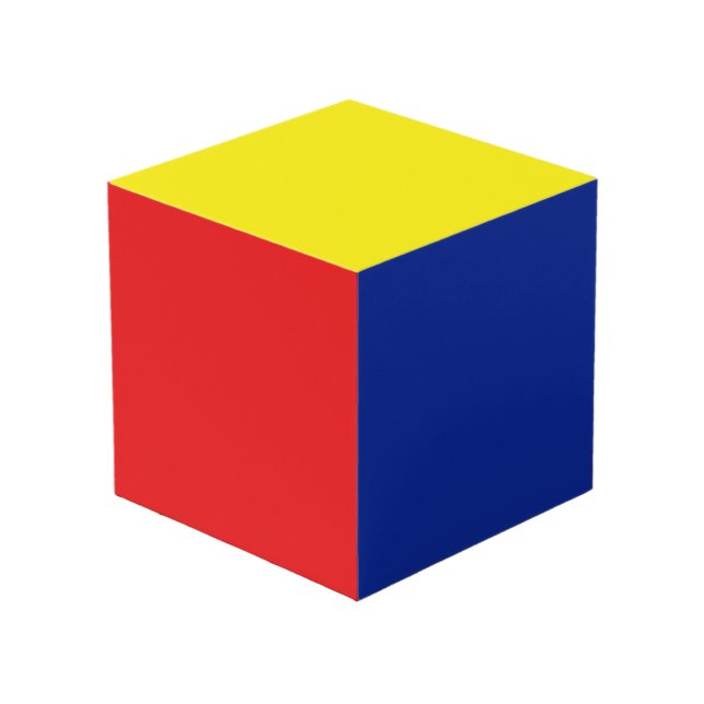 Cubo multicolor (Angulo Anverso)