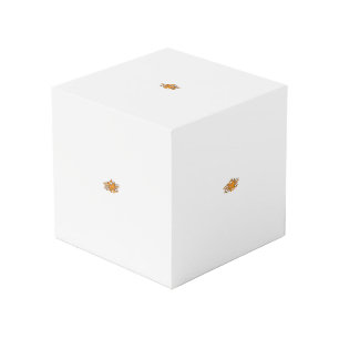 Cubo Naranja amarillento, decorativo amarillo anaranjad