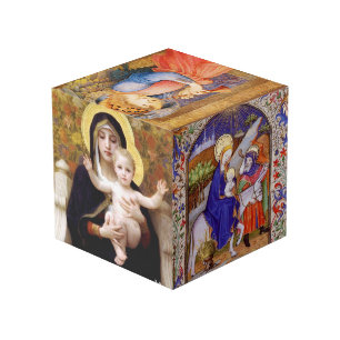 Cubo Natividad de Jesús en pinturas famosas