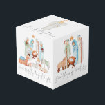 Cubo Navidades de Natividad Ilustracion Carol Letras<br><div class="desc">Navidades de letras del Ilustracion de Natividad Carol. Ilustraciones modernos a cada lado de María,  José y el Niño Jesús en su pesebre y con su pastor y oveja y los tres Reyes,  y un ángel con una línea de varios villancicos Navidades en un elegante guión.</div>