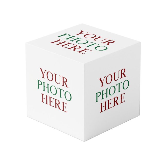 Cubo Navidades multifotográficos personalizados de DIY  (Angulo Anverso)