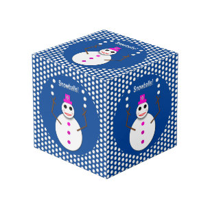 Cubo Navidades Snowlady Juggys Nieves Graciosa