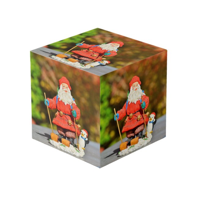 Cubo Ornamento de Santa Claus (Angulo Anverso)