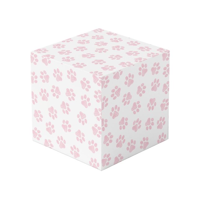 Cubo Papas de perro, garras de perro, garras rosadas de (Angulo Anverso)