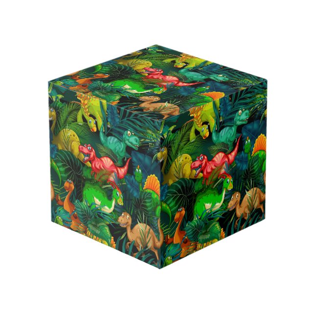 Cubo Parque Dinosaur (Angulo Anverso)