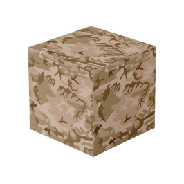 Cubo Patrón de camuflaje del desierto, patrón militar,