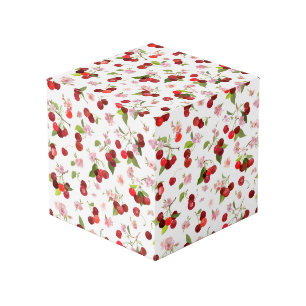 Cubo Patrón de cerezas 1