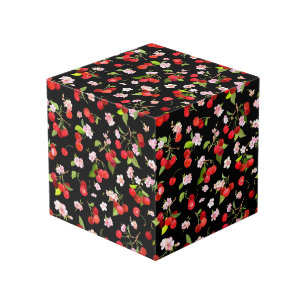 Cubo Patrón de cerezas 1