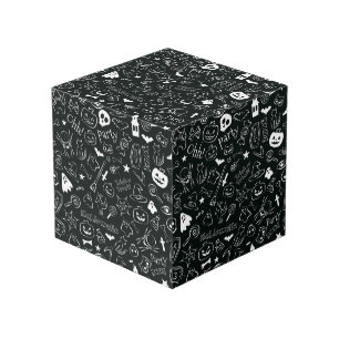 Cubo Patrón de Halloween