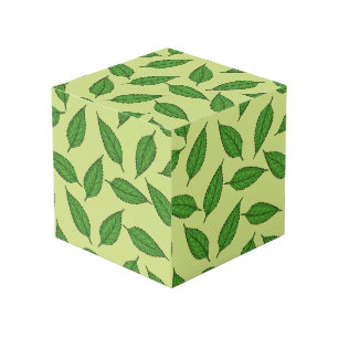 Cubo Patrón de hojas, patrón de hojas, hojas de primave