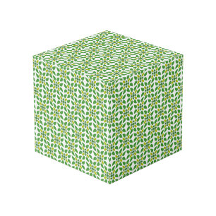 Cubo Patrón De Hojas, Patrón De Hojas, Hojas Verdes