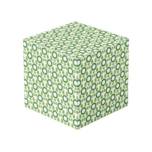 Cubo Patrón de hojas, patrón de hojas, hojas verdes