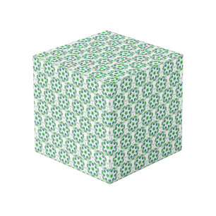 Cubo Patrón De Hojas, Patrón De Hojas, Hojas Verdes