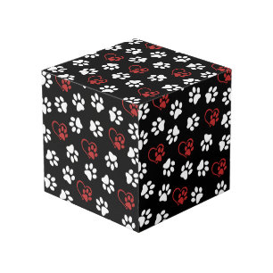 Cubo Patrón De Patas, Patas Blancas, Patas Rojas, Coraz