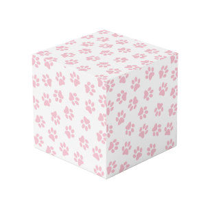 Cubo Patrón De Patas, Patas De Perro, Patas De Bebé Ros