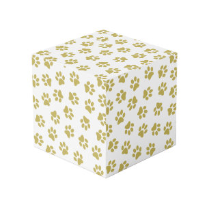 Cubo Patrón De Paws, Paws De Perro, Papas De Oro